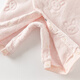 DAVE&BELLA winter new coral velvet baby jumpsuit newborn clothes children's rompers baby pajamas and robes pink ready in stock 80cm (recommended height 73-80cm)