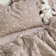 YOLANNA Luolai 2025 autumn and winter new product cotton plus velvet baby velvet craft bean velvet quilt cover bed sheet four-piece set Fenyuan bed sheet style 1.2m three-piece set