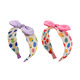 Xiangwan headband 2 pieces sweet bow strawberry wide-brimmed headband children's hairpin female anti-slip pressure headband hair accessories