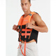Life jacket adult professional boat vest fishing swimming rescue flood-proof vest surfing large buoyancy survival clothing orange M