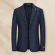 MONTAGUT 78% wool & brushed warm suit men's spring and autumn thick business casual men's suit middle-aged dad's suit L /50/175/92A 140Jin Jin is equal to 0.5 kg within