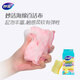 Miaojie hanging sponge scouring pad 5-piece package includes hanging suction cup kitchen dishwashing rag artifact