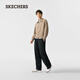 Skechers velvet flash pants | Autumn and winter new style paratrooper pants for men and women, warm casual pants, sweatpants, fashionable wide-leg pants