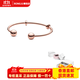 Pandora Moments Open Bracelet Women's Rose Gold Rose Gold Original Brand Box 17.5cm