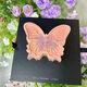 Crystal Butterfly Mold Silicone Mousse Mother's Day Chocolate Three-dimensional Fondant Mold Wishing Butterfly Mold Wishing Pool 6 Inch Long Tail Model