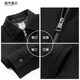 Septwolves Jacket Men's Autumn Lapel Solid Color Wool Jacket Business Casual Wool Warm Easy-Care Commuting Top