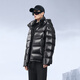 高梵【田栩宁同款】黑金鹅绒服黑珍珠5.0男士羽绒服2025新款 黑色 XL