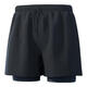 Xinnan swimming trunks men's loose quick-drying large size anti-embarrassment boxer beach shorts professional hot spring swimming equipment black men's swimming trunks 100-140Jin Jin equals 0.5 kg