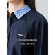 Lady Bird Navy Long Sleeve Shirt Women's Commuting Casual Top Workplace Slim Right Shoulder Anti-Wrinkle Shirt