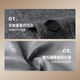 Sept Wolf Wainen Mabe's Mou Mound's New Winter Stand Collar Couleur propre Couleur en laine Moyenne Longueur Médion Vêtements pour hommes décontractés 003 (gris moyen) L 170 / 88A