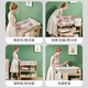 Benetree solid wood changing table baby care table massage and touch multi-functional newborn baby removable crib double changing table (all solid wood) + cotton pad + storage box