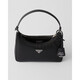 PRADA Women's Black Recycled Polyamide Mini Zipper Handbag 1N204M_R064_F0002 1N204M_R064_F0002