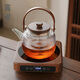 Gaoming 2025 new electric ceramic stove teapot tea set glass boiling water teapot household teacup cup holder with tea tray practical tea set set