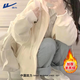 回力加绒卫衣外套女款2025年最新款秋冬季时尚高级感连帽开衫女士上衣