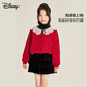 Disney Girls Autumn and Winter Style Winter Skirt Children's Velvet Skirt Girls TD3EQ030 Black 150