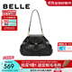 Belle Bag Women 2025 Winter New Fashion Casual Suede Hand Scratched Shoulder Bag Backpack JY178AX6 Pre-sale Black F