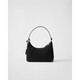 PRADA Women's Black Recycled Polyamide Mini Zipper Handbag 1N204M_R064_F0002 1N204M_R064_F0002