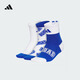 Adidas three pairs of comfortable socks for boys and girls Adidas official light sports white/true blue 5-7 years old KXXL