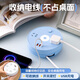 Zhengzhengwu pure copper stowable socket round plug strip with cable USB with night light multi-function smart home dormitory office plug board / drag strip / wiring board 4-position jack + Usb 0.8 meters pure copper + lightning protection