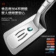 QCSK German fried fish spatula clip 304 stainless steel fish frying artifact multi-functional pancake shovel food steak spatula barbecue store manager 304 steel fried fish spatula clip silver gray free oil brush