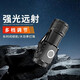 LED strong light flashlight zoom long-range ultra-high endurance outdoor multi-function searchlight outdoor emergency long-range strong light flashlight 250 mAh ABS high-brightness model