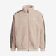 Adidas men's and women's casual sports polar fleece jacket HY2684 light brown L