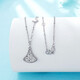 CHINA GOLD platinum AB crushed ice fan-shaped skirt chain about 5.49g