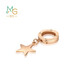Chow Sang Sang 18K Rose Gold Earrings Mint Series Ring Star Earring Single Side 92537H Pricing