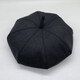 Old man's hat men's thin style old man's woolen beret middle-aged and elderly father's painter's hat cloth hat octagonal hat black_autumn and winter woolen M (58-59cm) one size