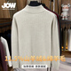 JOW премиум-класса из плотного кашемира, роскошный шерстяной кардиган на молнии для мужчин, новинка 2025 года, высококачественная повседневная куртка-свитер
