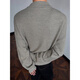 Du Xiaoxian American retro Henry collar sweater men's winter inner style loose casual men's bottoming sweater for men floral gray XL recommended 120-140Jin Jin equals 0.5 kg