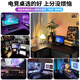 Shanshan Wood Art Corner Computer Desk Desktop Bedroom Home Desk Bookshelf Integrated Double Gaming Table Corner Office Desk
