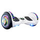 Lingao intelligent electric self-balancing car 2024 new model 6-8-10 to 15 years old and above children's parallel car adult 36 8-inch APP flagship version white self-balancing + APP protection + glare wheel