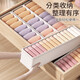 Lilang Cotton and Linen Sock Storage Box Underwear Organizer Drawer Fabric Separator Clothing Artifact 1 Pack - Beige No Grid Selected Tianshan Cotton/Built-in PP Board