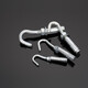Expansion hook national standard galvanized screw expansion hook universal hook expansion bolt electric fan hook pull expansion bolt national standard M8 10 pieces