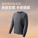 Youngor (YOUNGOR) wool sweater for men, all-sheep wool sweater, comfortable and warm, moderate thickness, warm and comfortable, can be worn with a lapel shirt VYQW639994FYA Navy L 105cm
