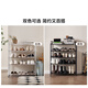 Quanyou Home Modern Simple Iron Shoe Rack Doorway Multi-layer Home Sturdy and Durable Foldable Shoe Storage Rack KD