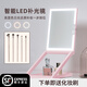 SF PHOELOP Smart LED Folding Storage Mirror 10x Magnifying Mirror Living Room Bedroom Cosmetic Mirror White with Magnifying Glass and Storage Bag