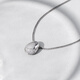 Arsis Streaming Water Drop Pendant Necklace for Women, Fashionable High-end Sweater Chain Necklace as a Gift for Girlfriend Streaming Water Drop Pendant Necklace (Large Size)