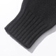 ROMON heavy-weight turtleneck sweater for men in autumn thickened warm sweater for middle-aged and young people solid color top base winter wear black 2XL
