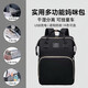 Giant World (LAND) Mummy Bag Multifunctional Anti-mosquito Foldable Crib for Going Out Lightweight Large Capacity Backpack Portable Mother and Baby Bag Black (Free Mosquito Net + Toy & Stand + Changing Pad + USB Cable + Stroller Hook))
