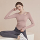 Youyou Yoga Wear Women's Spring and Autumn Long Sleeve Slim Autumn and Winter Pilates Fitness Wear J33441QY Flesh L