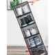 Shoe storage box shoe box transparent storage thickened magnetic acrylic simple hard plastic dormitory side opening space side opening large magnetic suction 46 size high-top shoes high transparent ten pack 0x0x0cm