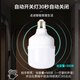 Gongtai LED sound and light control induction bulb 10W white light 6000K E27 screw corridor residential property stair garage energy-saving lamp GT-QP-SK10