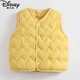 Disney (Disney) baby down cotton vest autumn and winter boys and girls Korean style waistcoat infant vest inner wear children new style black 90