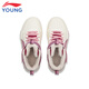 Li Ning (LI-NING) children's shoes, children's cotton shoes, sports shoes, girls, children's travel V7 plus velvet, high-top casual shoes 31YKCV188-22