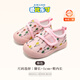 Aibi Leco Spring and Summer Kindergarten Indoor Shoes Breathable Girls' Shoes New Toddler Shoes Boys Soft Sole Anti-Slip Anti-Kick Floor Shoes F710M Pink-Second Cotton Thin Velvet Winter Plus Velvet 28 Shoe Inner Length 17.5cm/Suitable for Foot Length 17.0cm