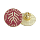 Lotus Listens to the Sound of Rain Peking University Emblem Customized Peking University Commemorative Badge Customized High-end Metal High-end Gift Box Brooch Red Model High-end Gift Box 25mm