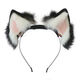 LEOEZYA Moving Cat Ears Headwear Moving Cat Ears Hair Accessories Rechargeable Animal Ears Headwear Props Electric Cat Ears Detachable Motor 1 pc