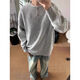 KLDPUSM-8XL large size Henry collar sweater for men in winter lazy high-end long-sleeved men's inner base sweater gray 8XL